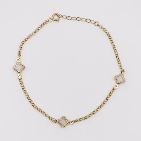 Pulso para Mujer, 3 Estilo Van Cleef 14k - Imagen 3