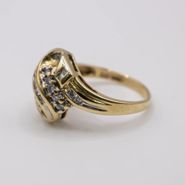 Anillo para Mujer, Baguett y Cúbicos - Imagen 4