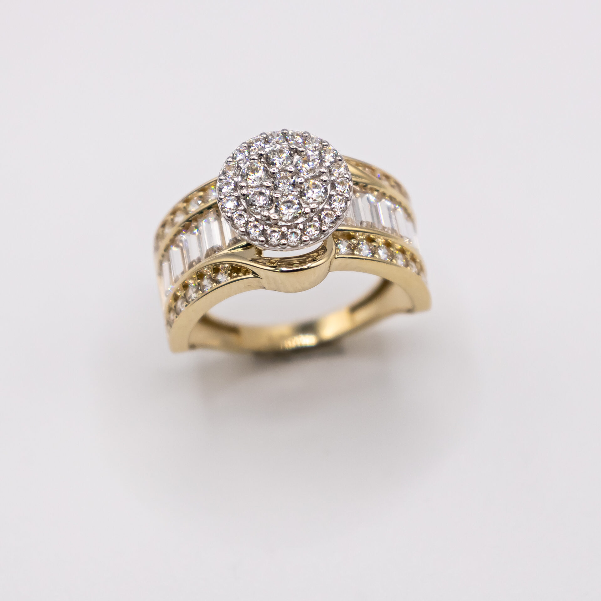 Anillo para Mujer, Baguet Lateral