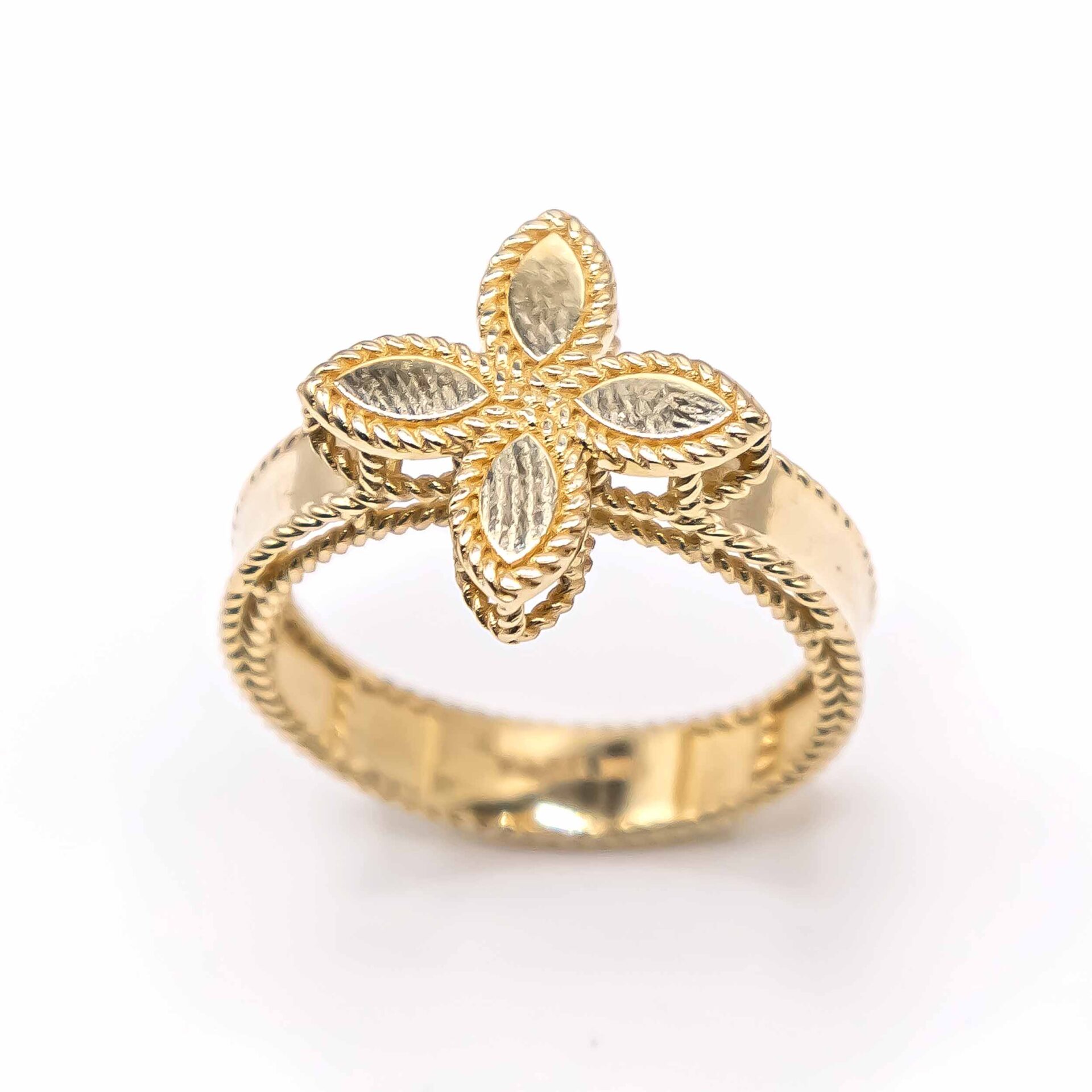 Anillo para Mujer Flor Cuatro Pétalos