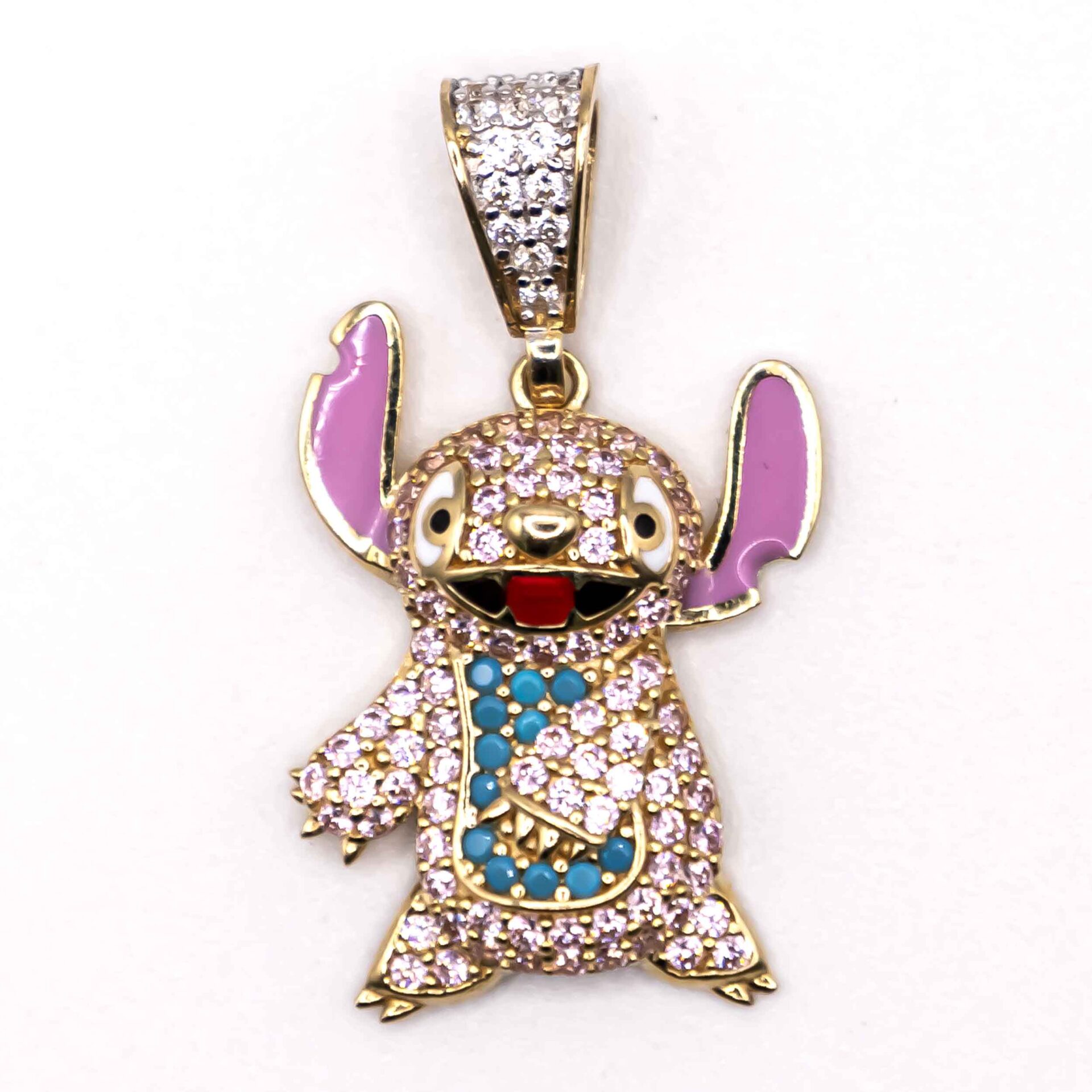 Dije Stitch Rosa