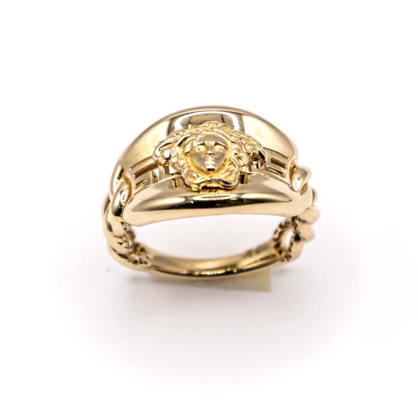 Anillo para Mujer Lateral de Cadena Estilo Versace - Imagen 2