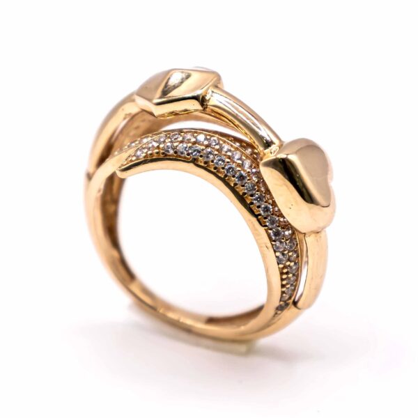Anillo para Mujer Exágono y Corazón - Imagen 2