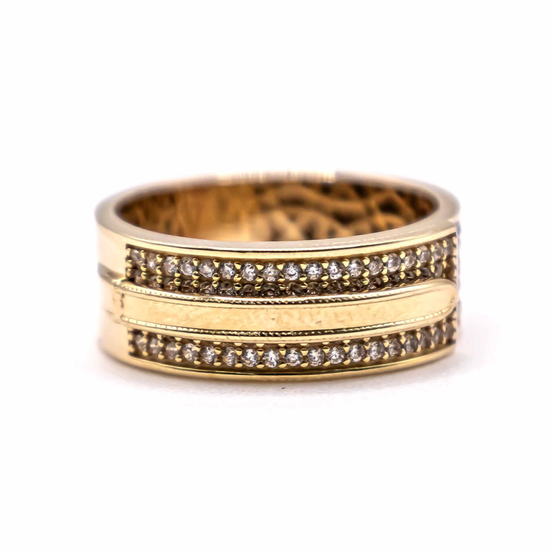 Anillo de Mujer Banda con Zirconias