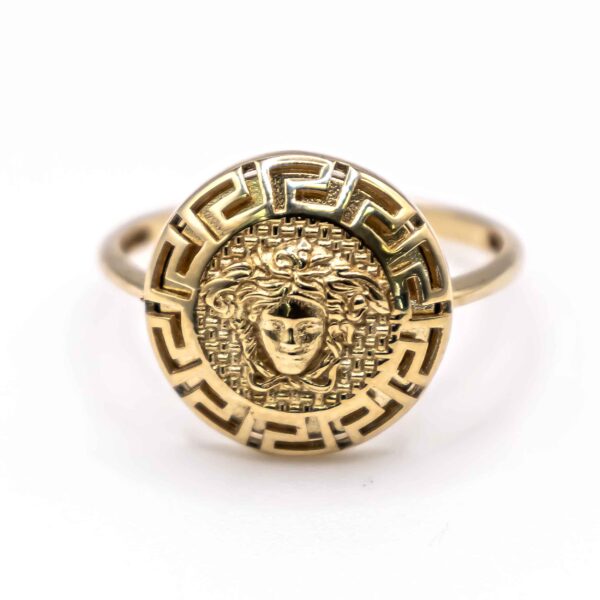 Anillo para Mujer Redondo Estilo Versace - Imagen 2