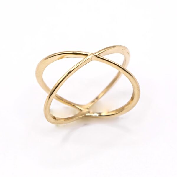 Anillo para Mujer Aros Opuestos