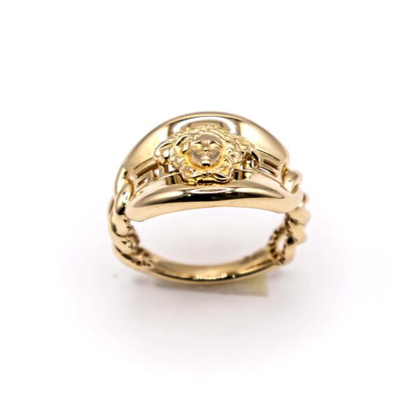 Anillo para Mujer Lateral de Cadena Estilo Versace - Imagen 3