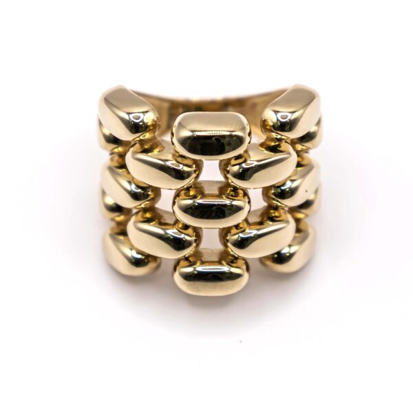 Anillo para Mujer Cuadrado con Ovalos - Imagen 3