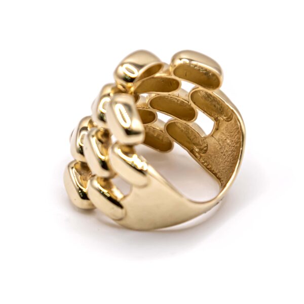 Anillo para Mujer Cuadrado con Ovalos - Imagen 4