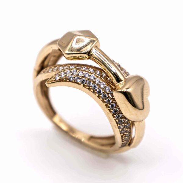Anillo para Mujer Exágono y Corazón - Imagen 4
