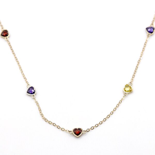 Cadena con Corazones de Varios Colores - Imagen 2