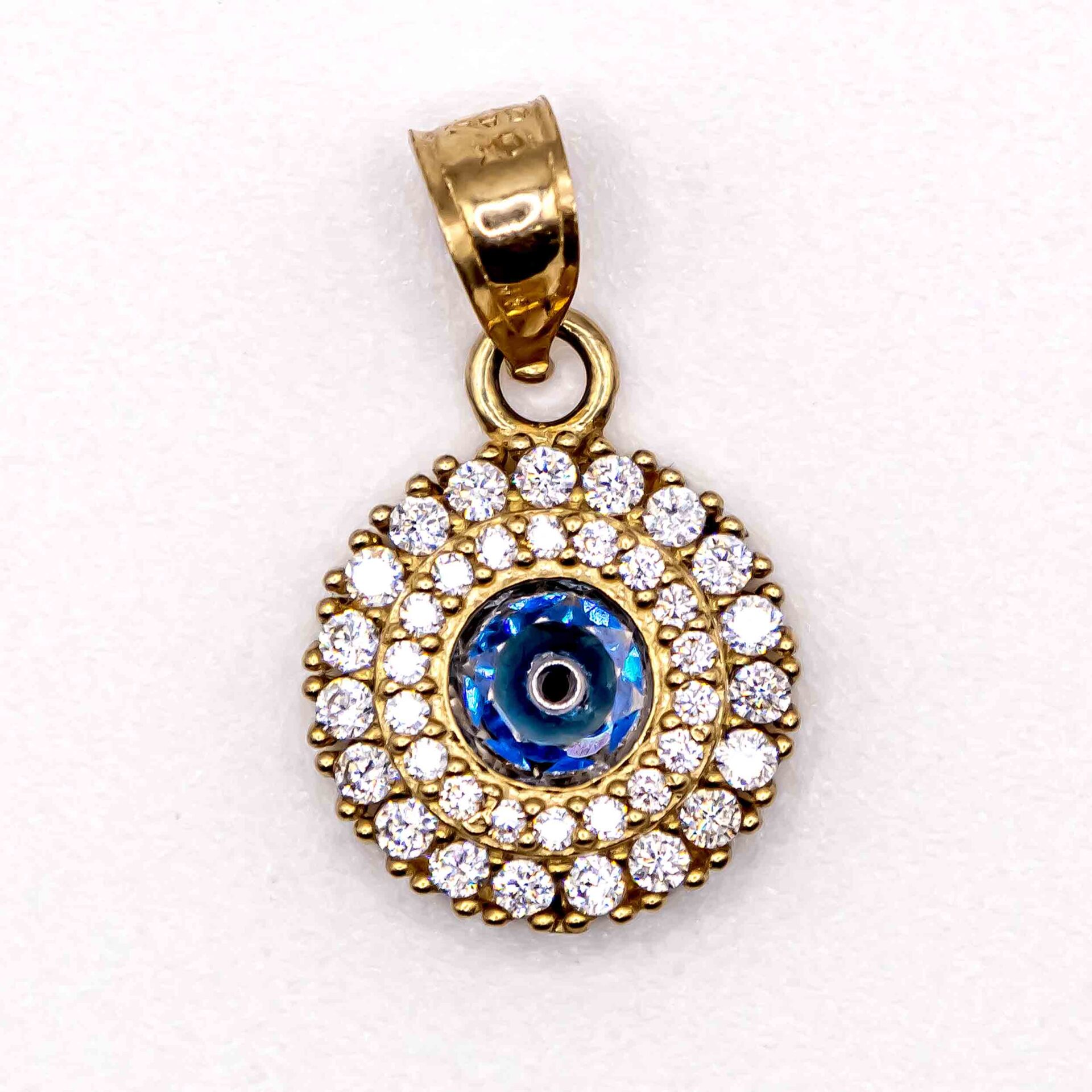 Dije de Ojo Turco y Zirconia